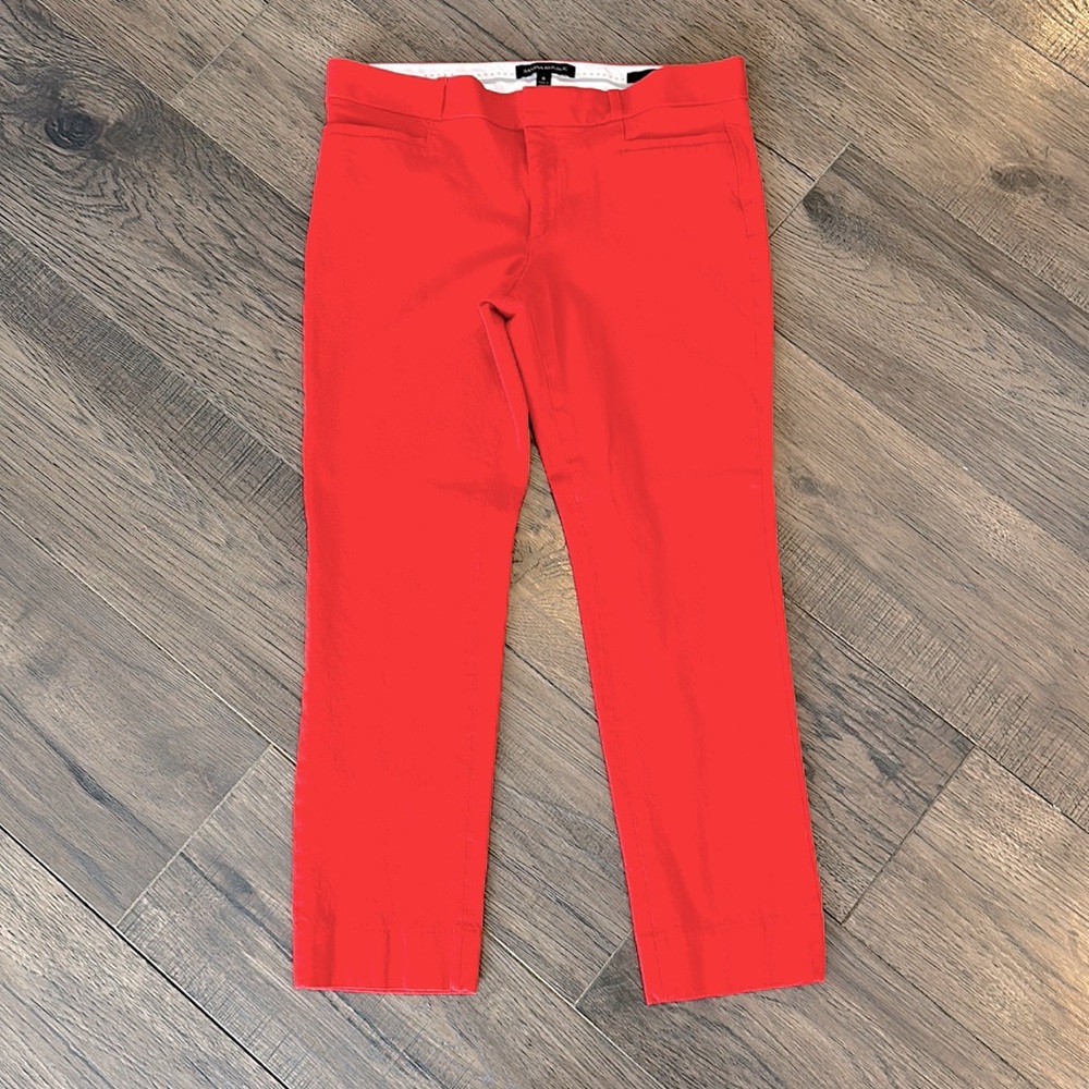 Banana Republic women’s Sloan dress pants with the perfect elastic stretch.